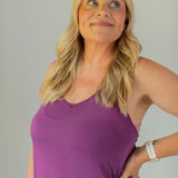 Plum Racerback Chemise