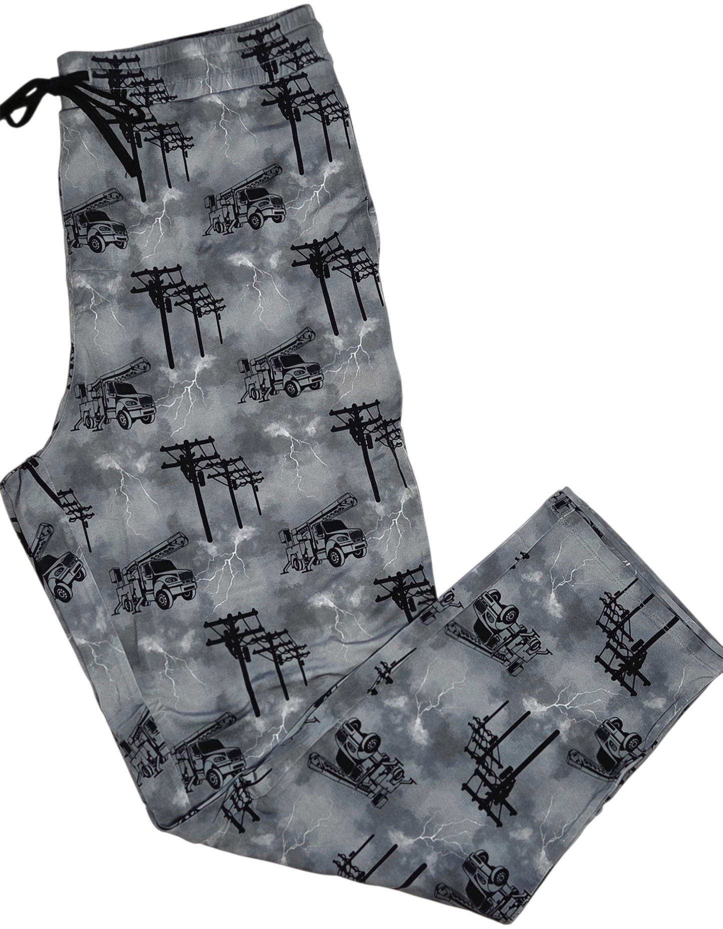 High Voltage Unisex Pajama Pant (wide leg style)
