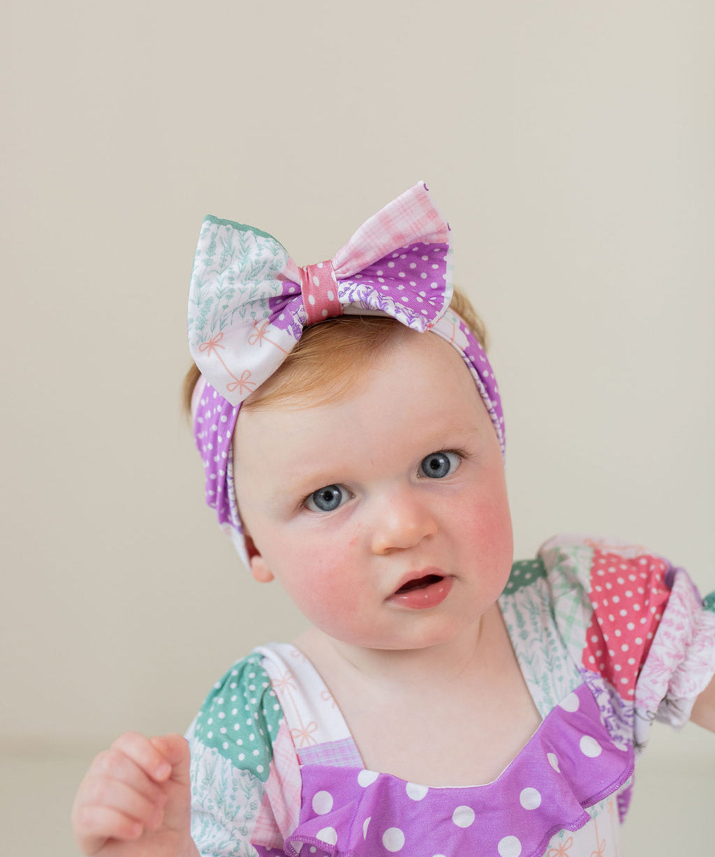 Darling Patchwork Infant/Children's Bow