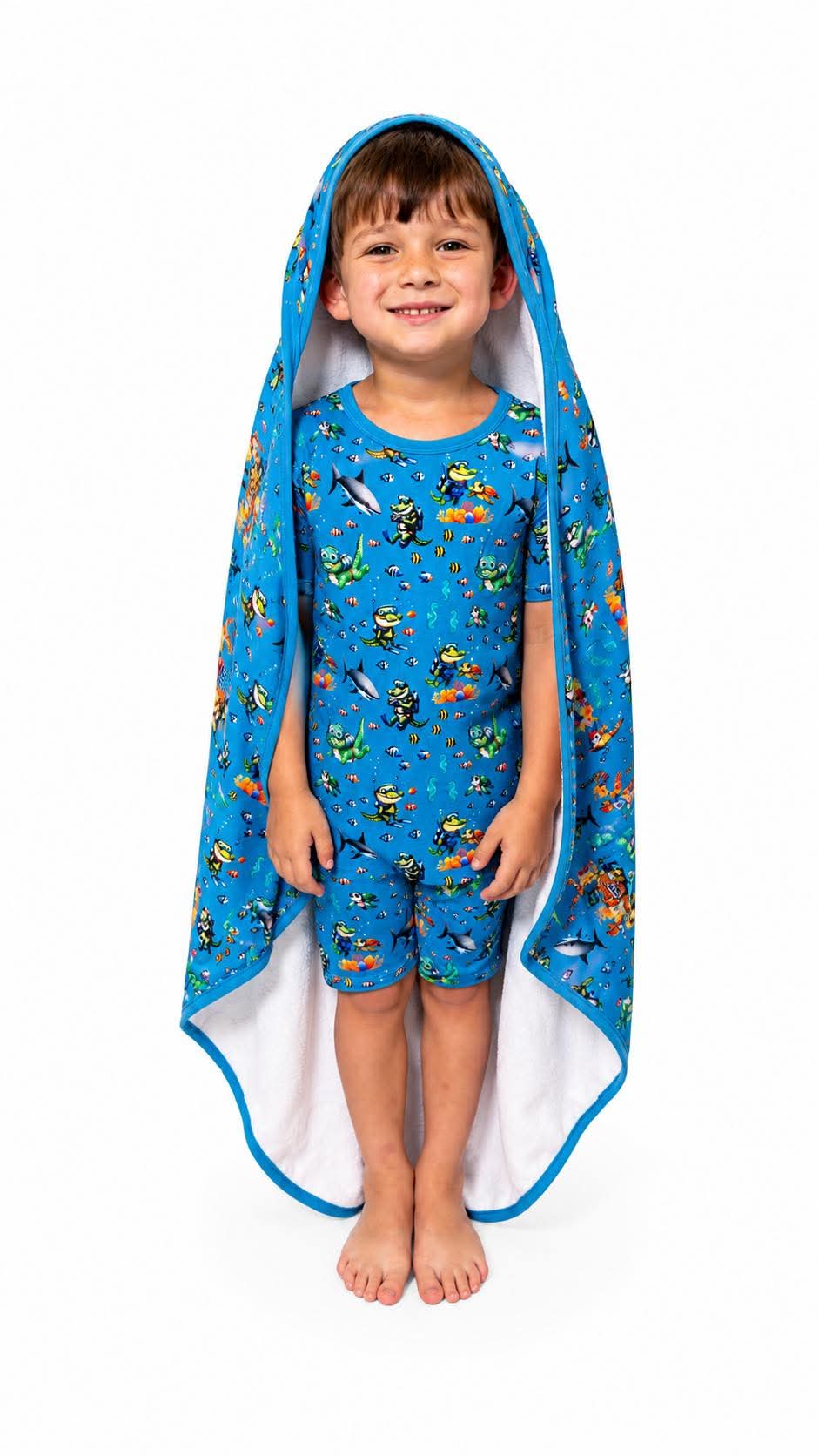 Gators At Sea Hooded Towel