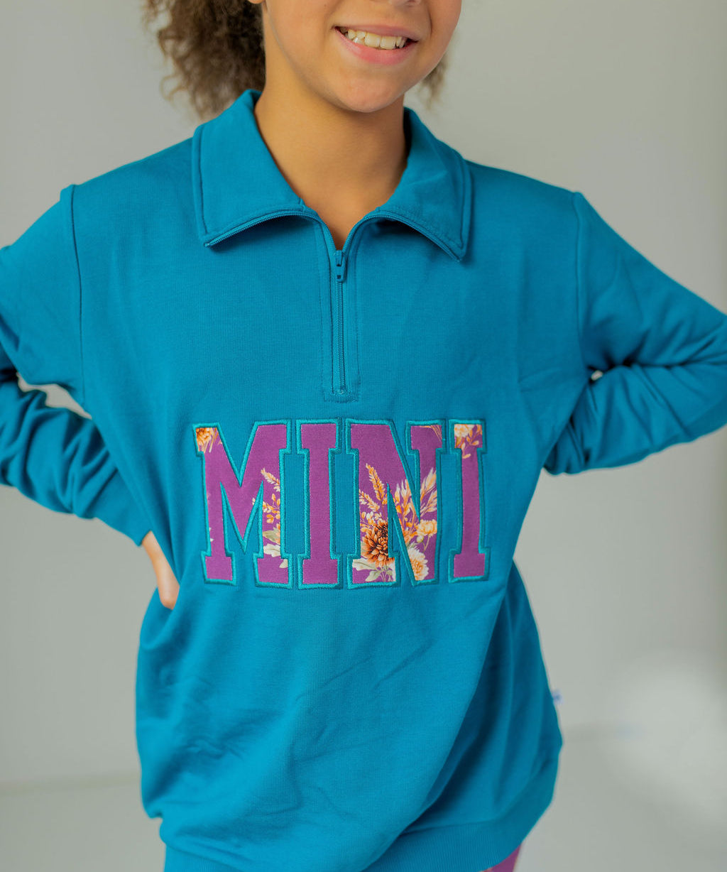 Obsidian Blue Mini Quarter Zip
