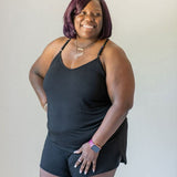 Luxe Noir Cami and Short Set