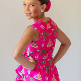 Seaside Pink Peplum Tankini