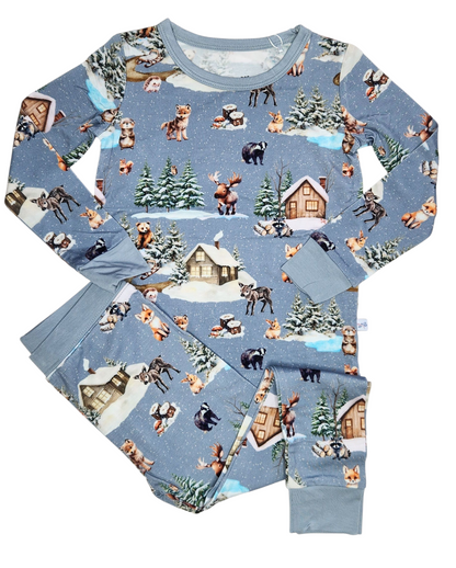 Winter Woodland 2 Piece Pajama Set