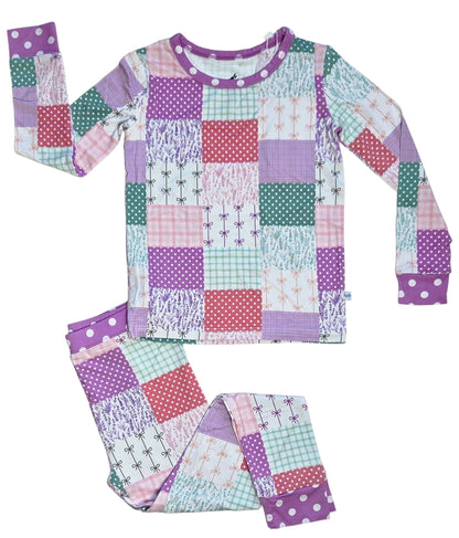 Darling Patchwork 2 Piece Pajama Set