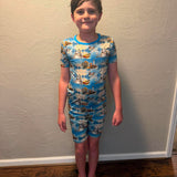 Harbor Of Memories 2 PIECE PJ SET (Short Sleeve and Shorts)