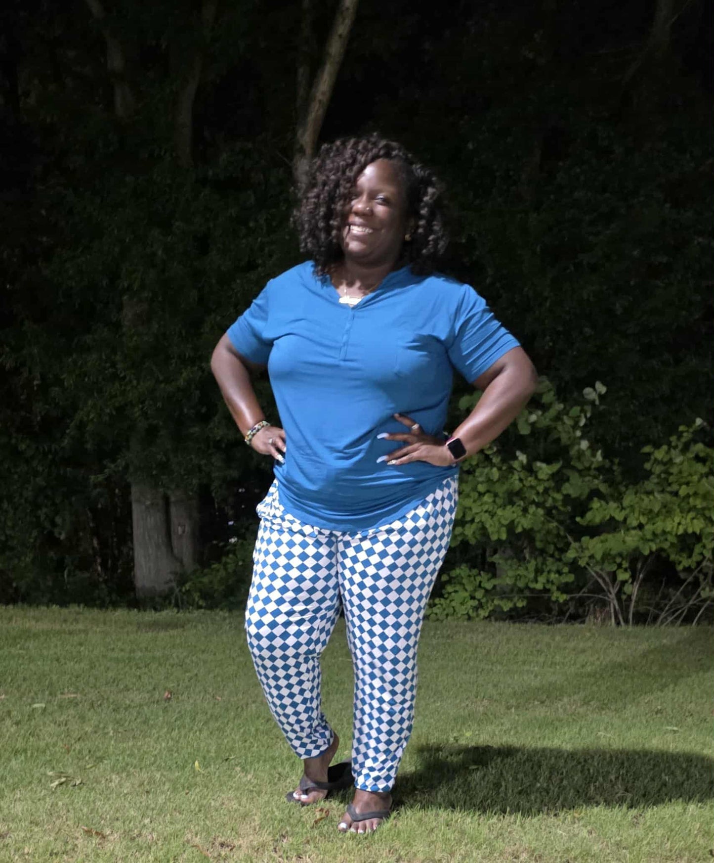 Diamond Drift Women's Pajamas