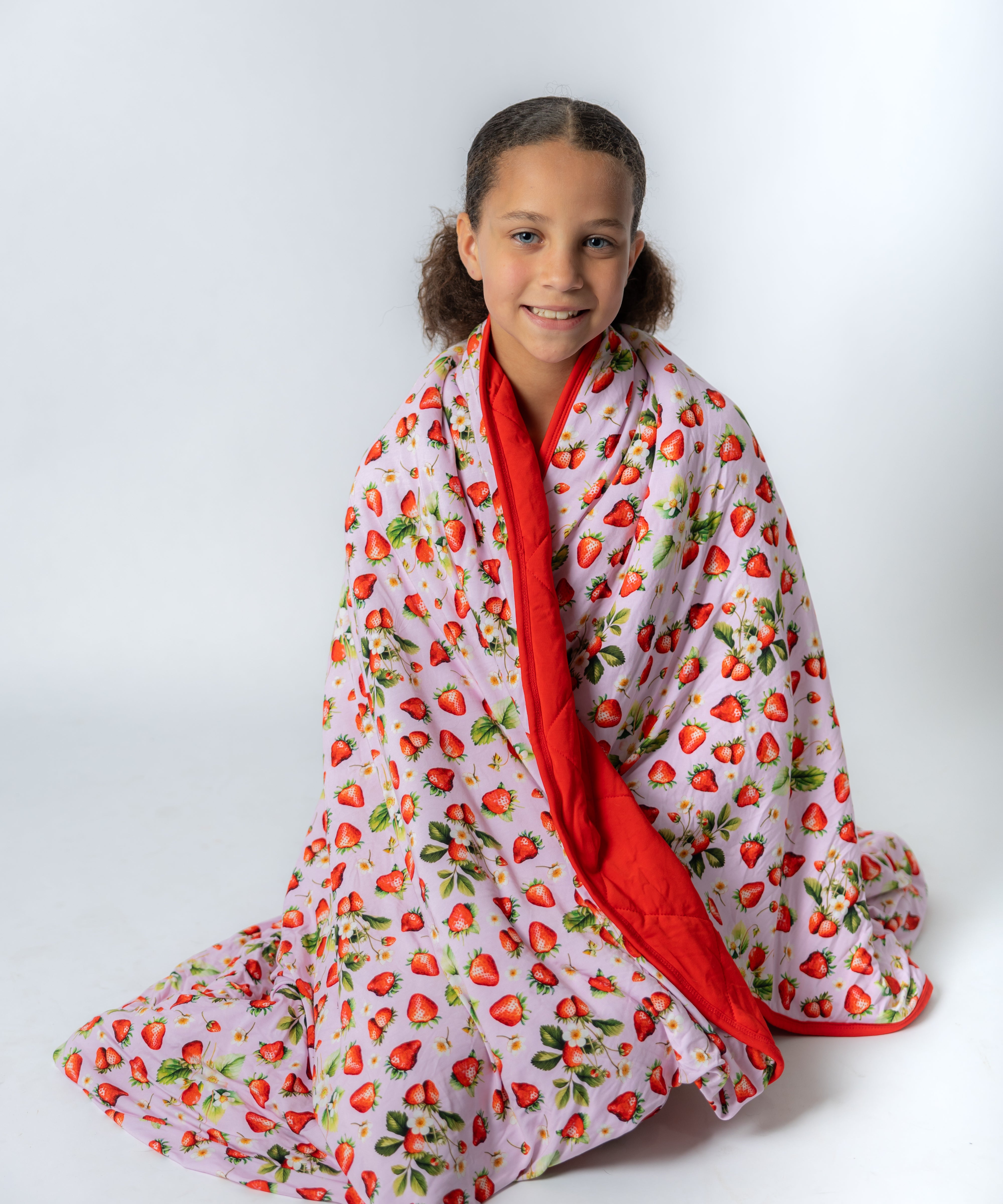 Berry Sweet 2.5 Tog Quilted Blanket