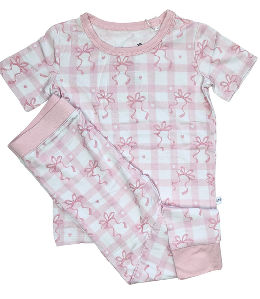 Gingham Grace 2 Piece Pajama Set