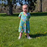 Buzzing Blooms Twirl Dress & Shorts Set