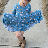God Says I Am Twirl Dress with Pockets & Shorts Set