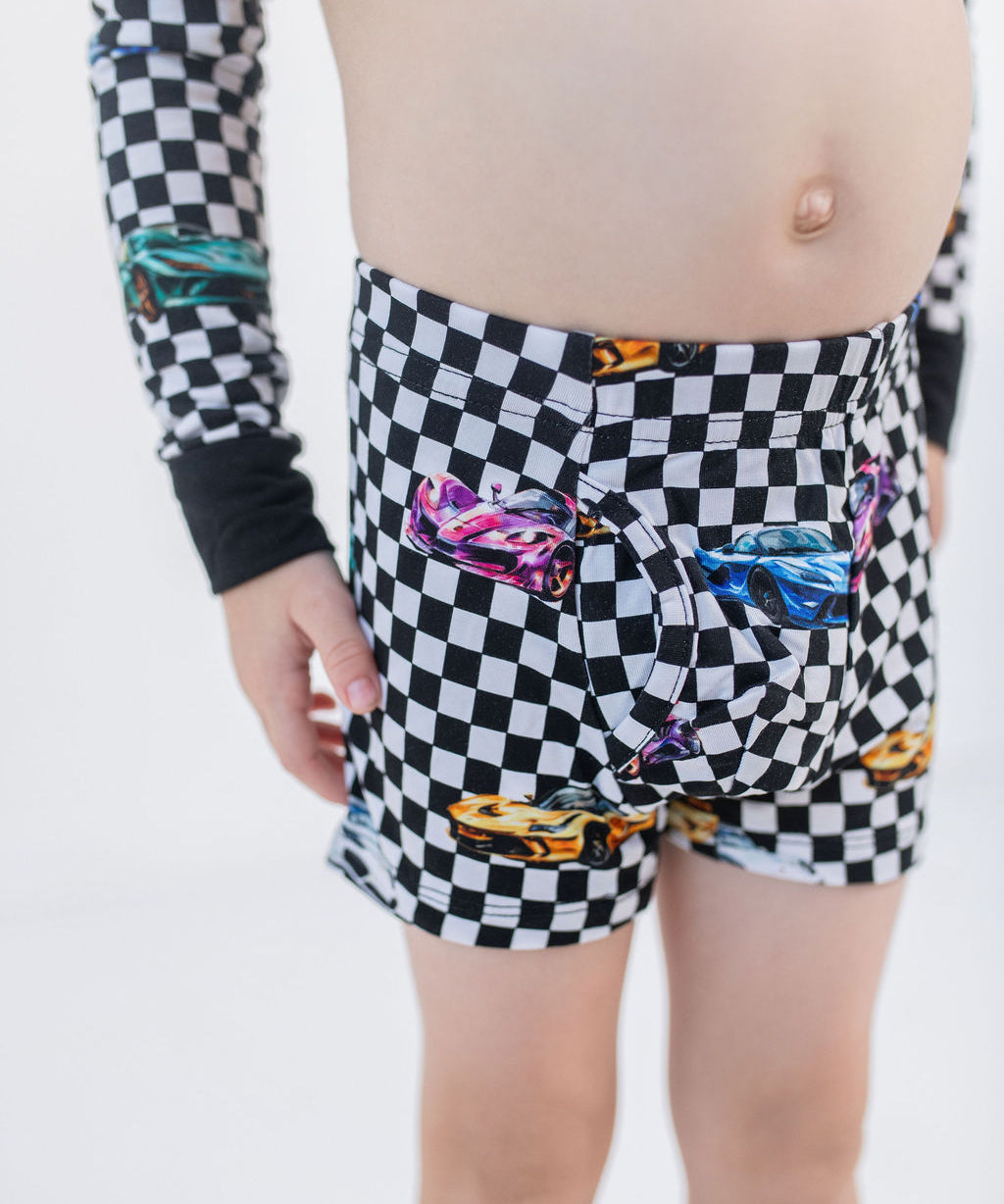 Boy's Boxer Brief 2-Pack (Speedway and Luxe Noir)