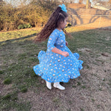 God Says I Am Twirl Dress with Pockets & Shorts Set