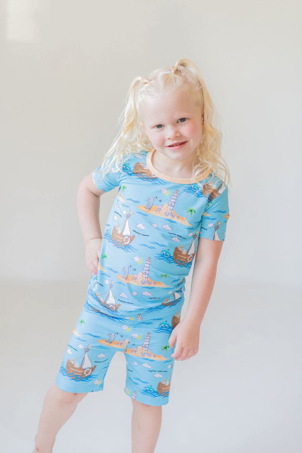 Sailing Together 2 Piece Pajama Set