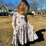 Love On The Go Twirl Dress with Pockets & leggings set