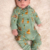 Bunny Tails and Carrot Trails Convertible Zip-Up