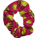 Bows At Bat 2 Scrunchie