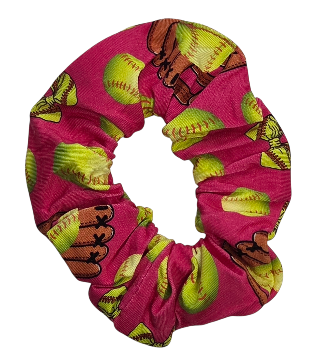 Bows At Bat 2 Scrunchie