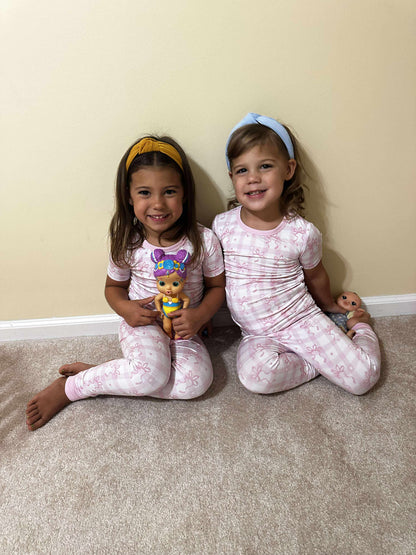 Gingham Grace 2 Piece Pajama Set