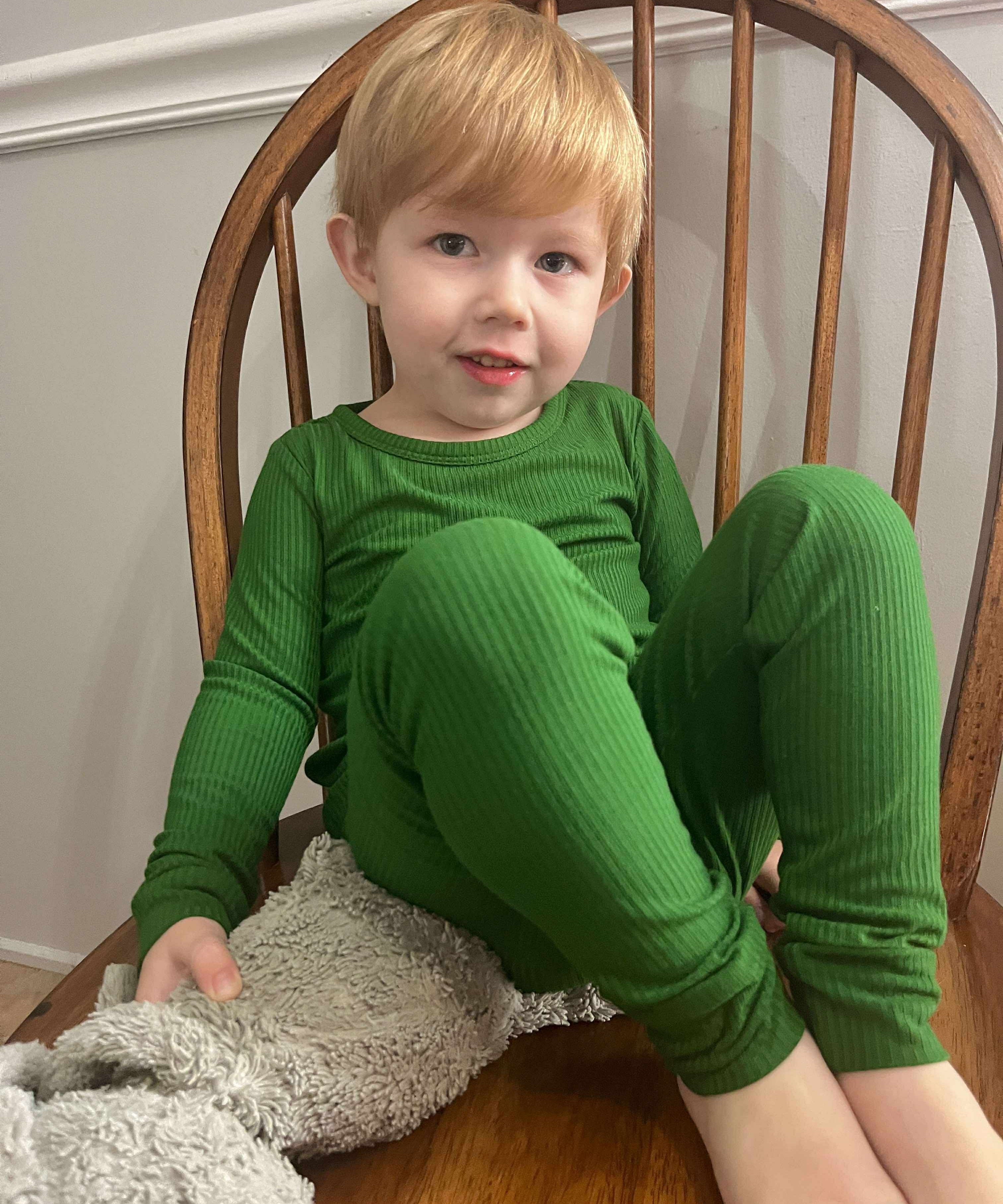 Hunter Ribbed 2 Piece Pajama Set