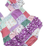 Darling Patchwork Bubble Romper