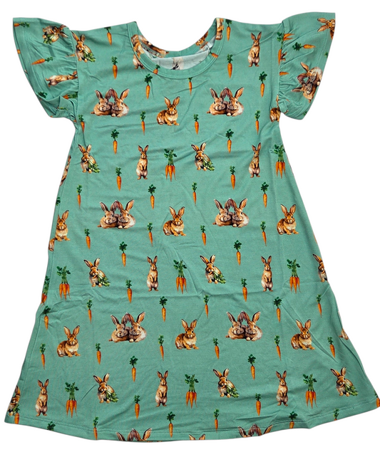 Bunny Tails and Carrot Trails Children's Gown