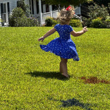 Oh My Stars Twirl Dress with Pockets & Shorts Set