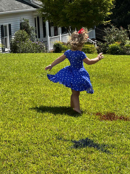 Oh My Stars Twirl Dress with Pockets & Shorts Set