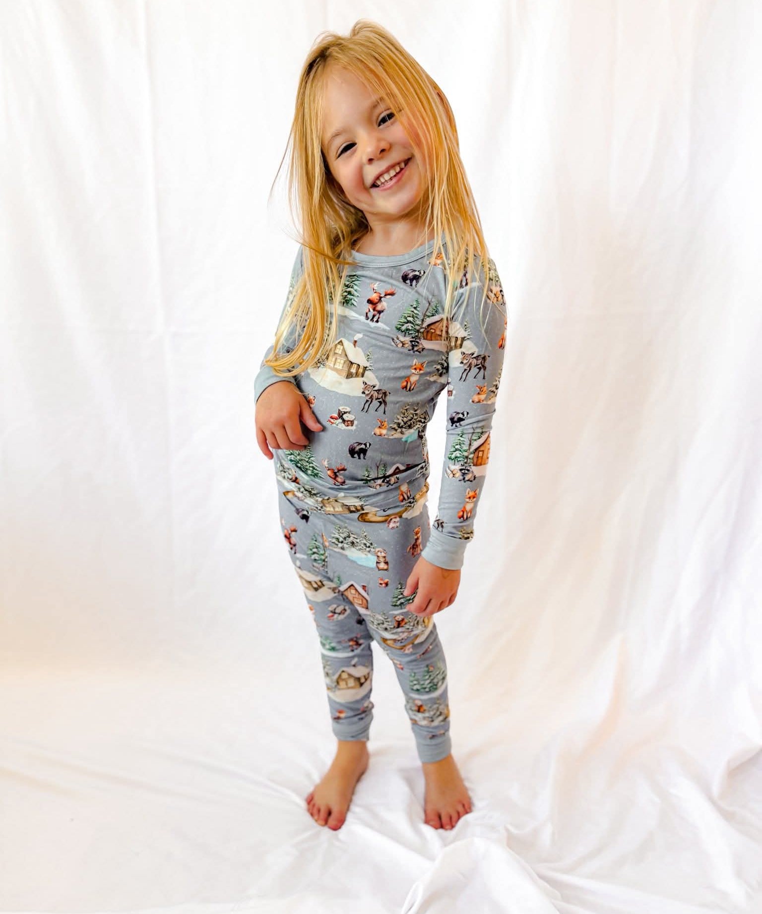 Winter Woodland 2 Piece Pajama Set