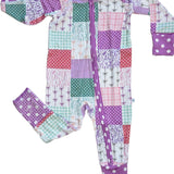 Darling Patchwork Convertible Zip-Up