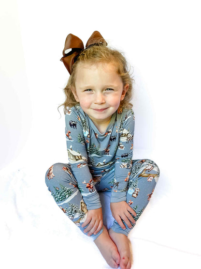 Winter Woodland 2 Piece Pajama Set