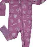 Blushing Doodles Convertible Zip-Up