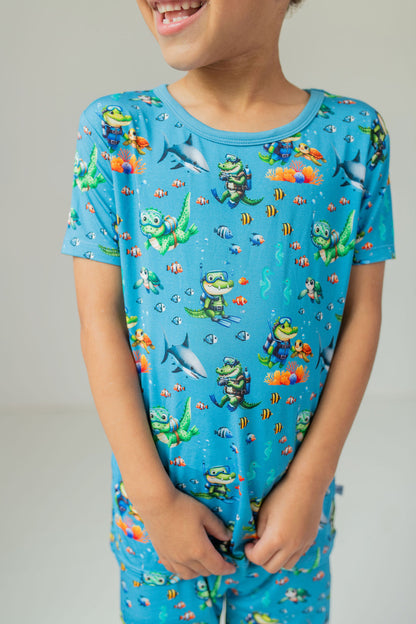 Gators At Sea 2 Piece Pajama Set