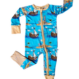 Sailing Together Convertible Zip-Up