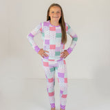 Darling Patchwork 2 Piece Pajama Set