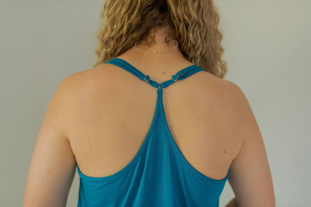 Obsidian Blue Racerback Chemise