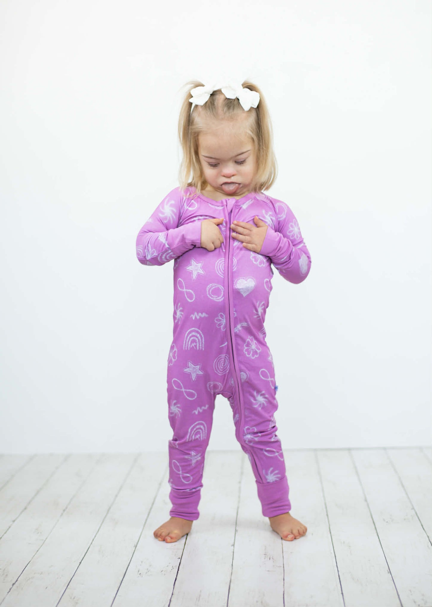 Blushing Doodles Convertible Zip-Up