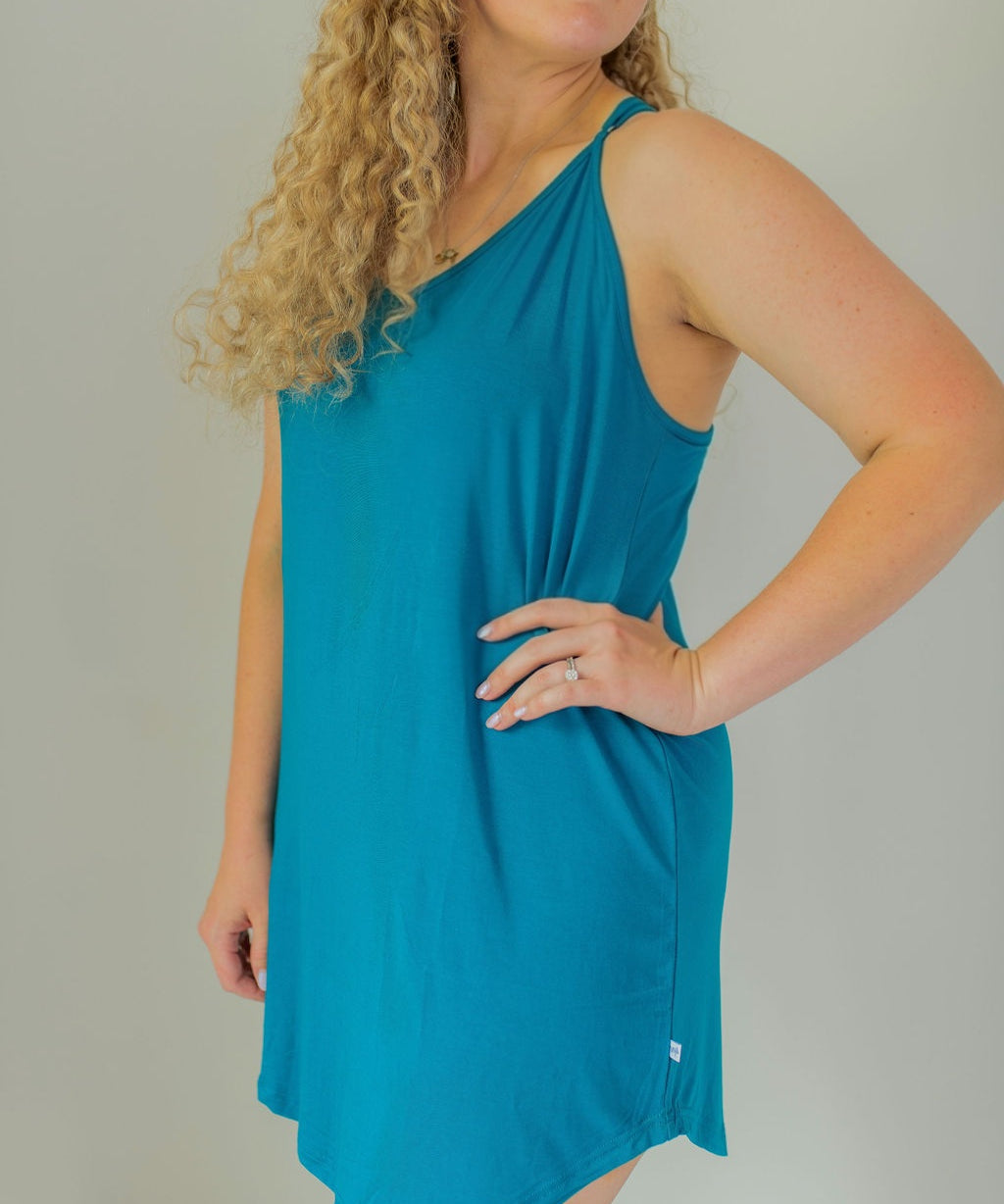 Obsidian Blue Racerback Chemise