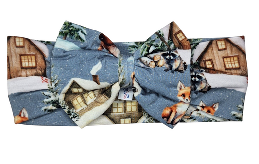Winter Woodland Infant/Children's Bow
