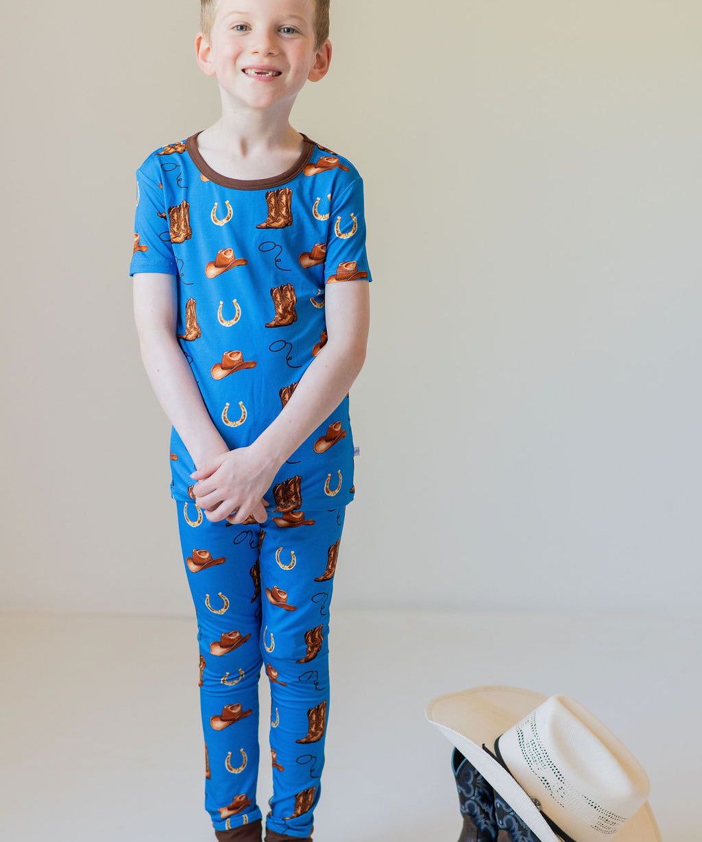 Boots and Lasso 2 Piece Pajama Set