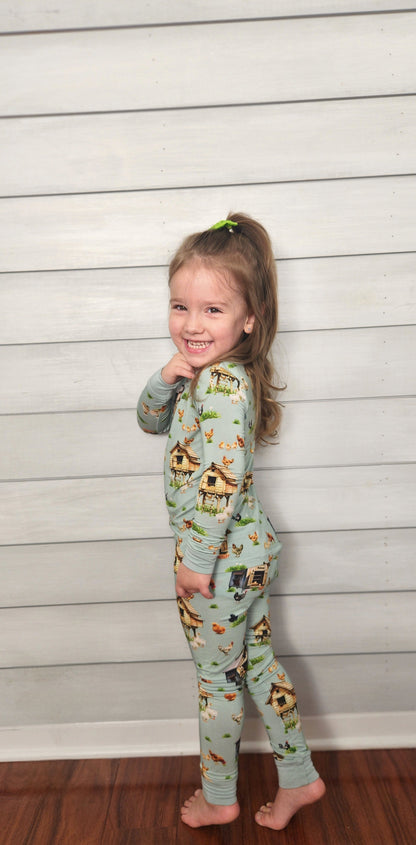 Cluckin Cozy 2 Piece Pajama Set