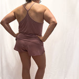 Dusty Rose Cami and Short Set