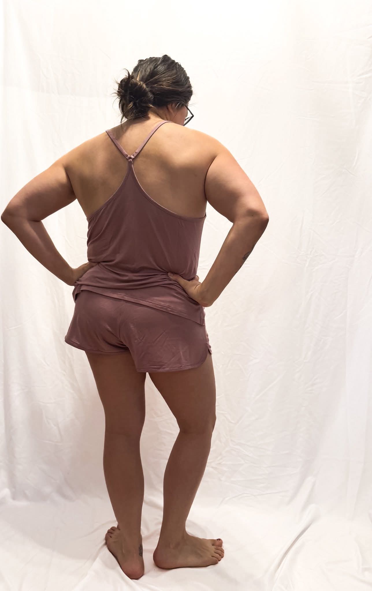 Dusty Rose Cami and Short Set