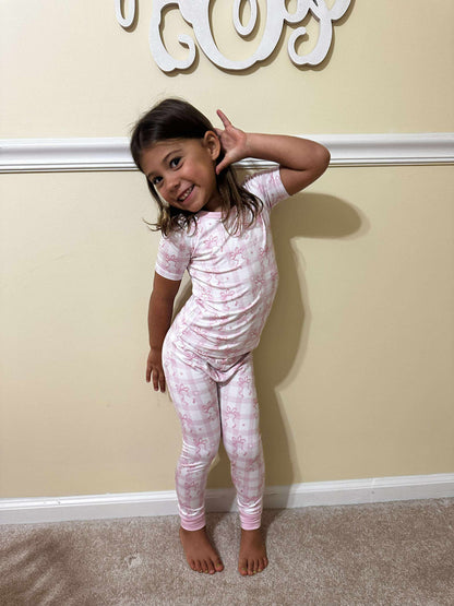 Gingham Grace 2 Piece Pajama Set