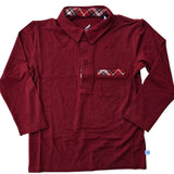 Crimson Tartan Polo Shirt