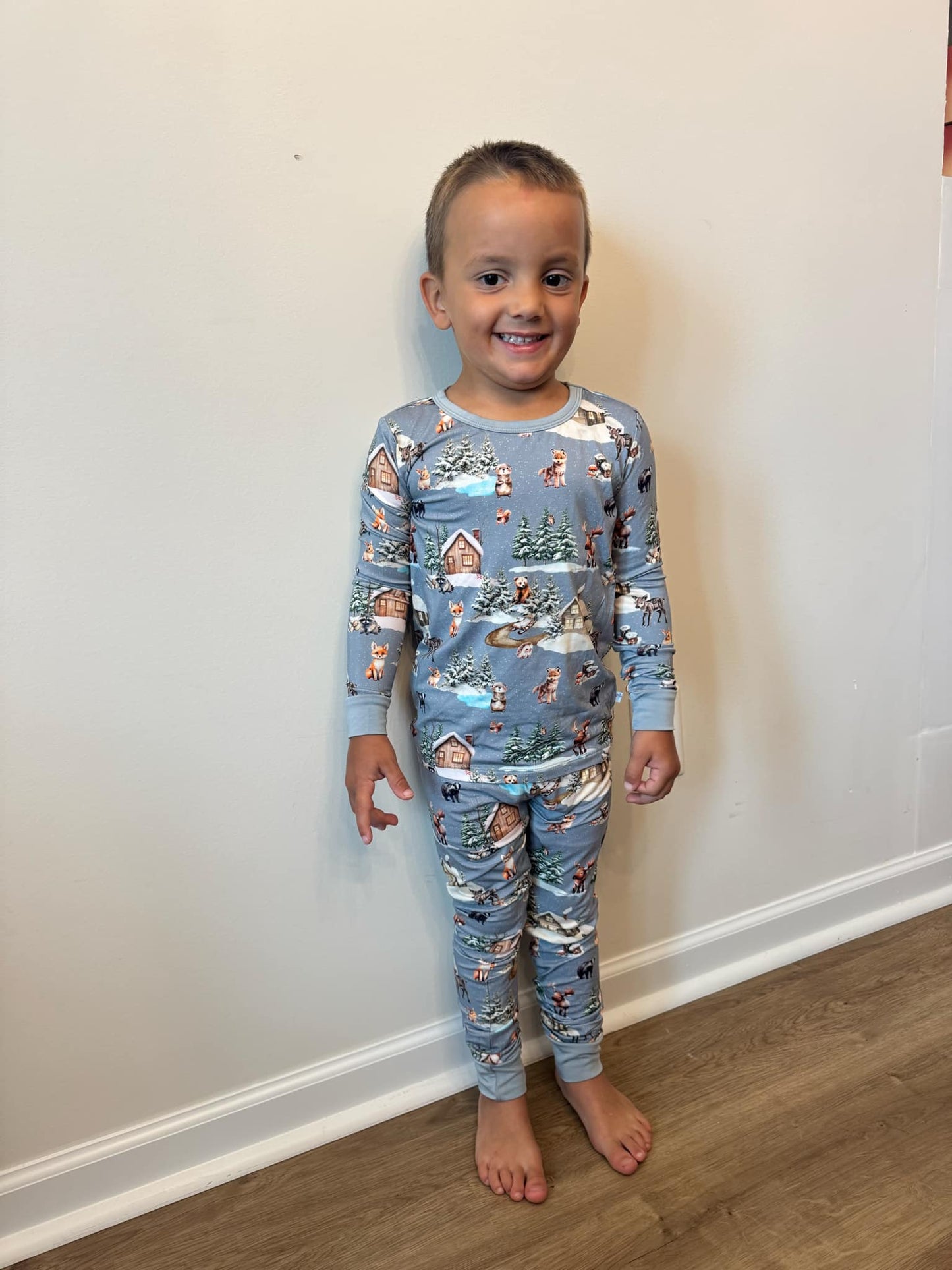 Winter Woodland 2 Piece Pajama Set