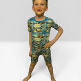 Harbor Of Memories 2 PIECE PJ SET (Short Sleeve and Shorts)