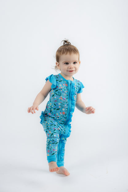 Wildflower Dreams Ruffle Sleeve Romper