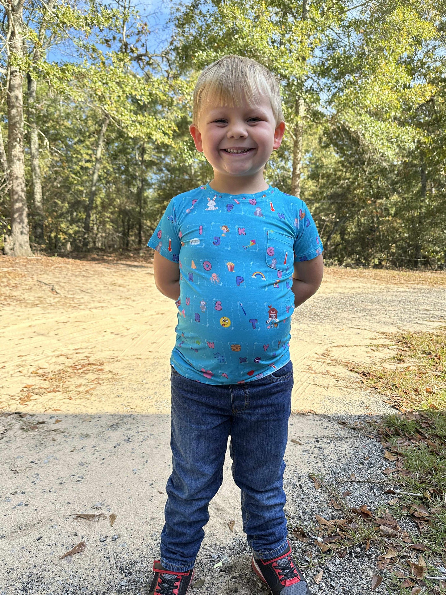 Letters and Littles Pocket T-Shirt