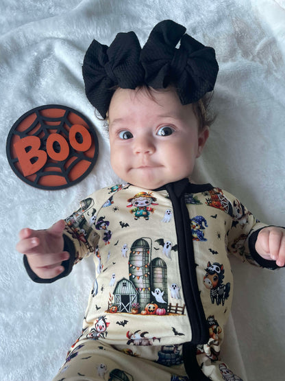 Boo At The Farm Convertible Zip-Up
